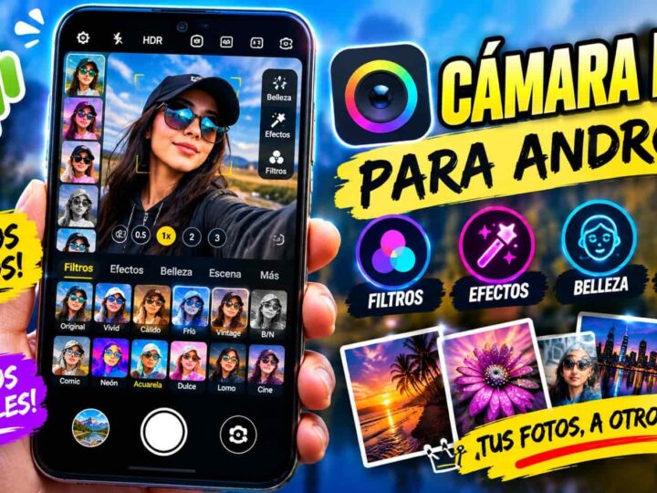 📸 Cámara Pro para Android: filtros, efectos y fotografías espectaculares