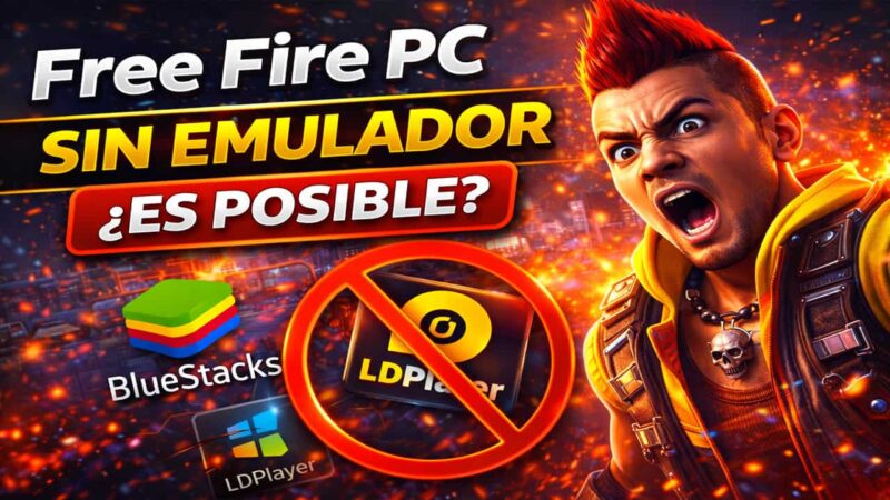 Como Free Fire en PC en 2026 sin Emulador (¿Es Posible?)