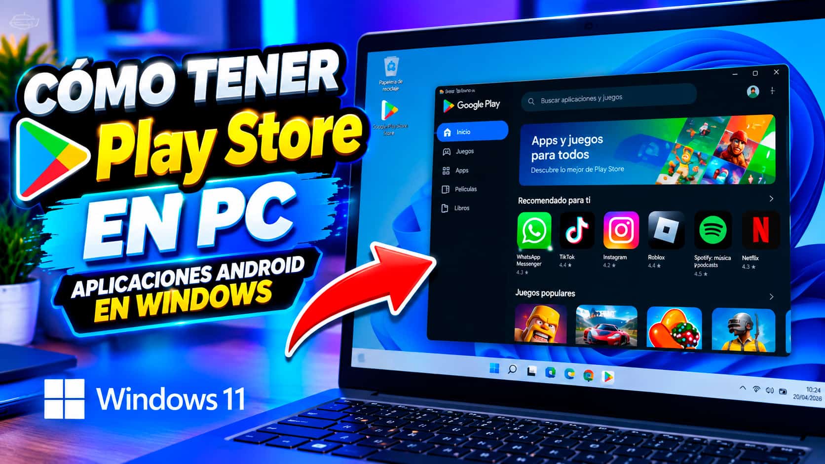 Cómo TENER la Play Store en PC y descargar aplicaciones Android