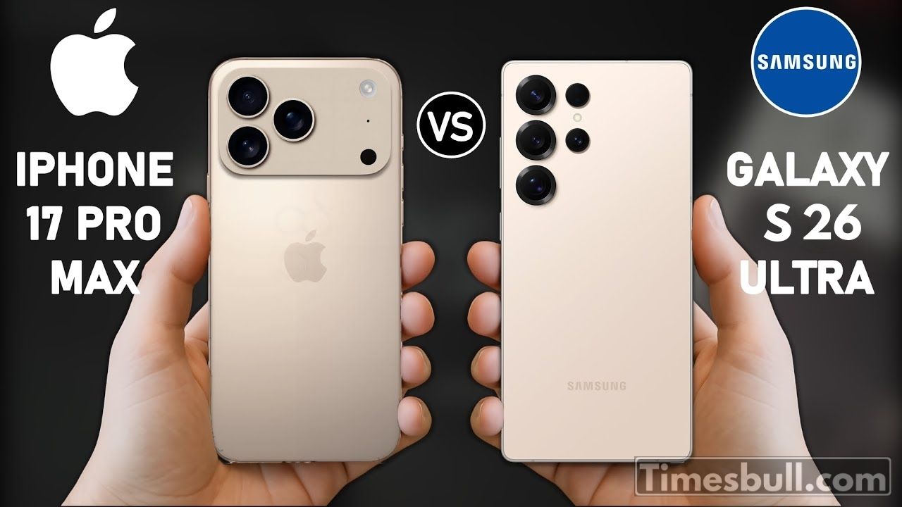 Comparativa: Galaxy S26 Ultra vs iPhone 17 Pro Max
