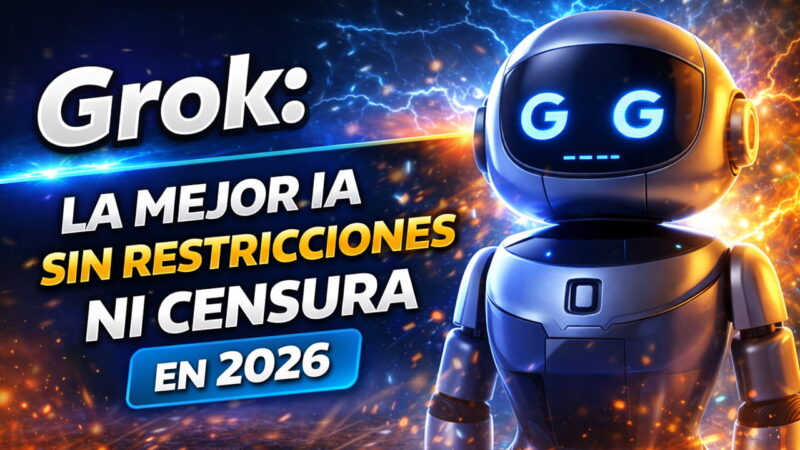 Grok: La Mejor IA Sin Restricciones ni Censura en 2026 – La Inteligencia Artificial Más Libre Hoy