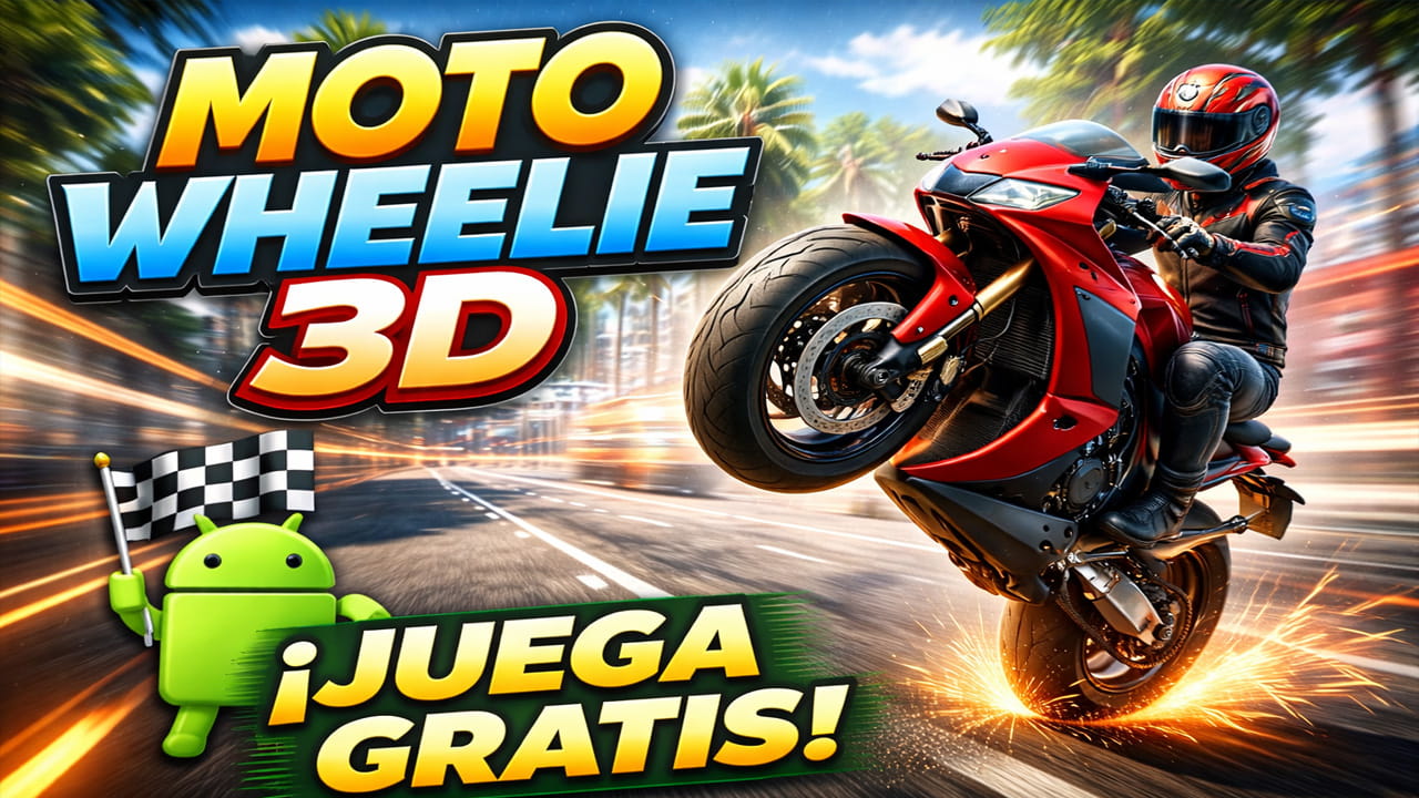 Moto Wheelie 3D: El mejor juego de hacer wheelies para Android en 2026