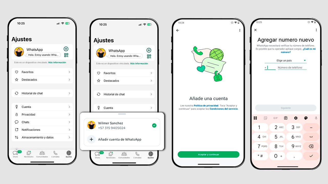 WhatsApp Habilita las multicuentas en iPhone 2025