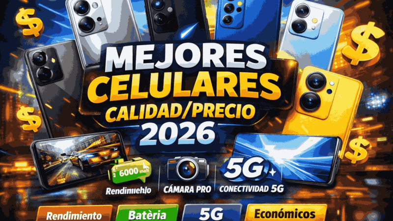 📱 Mejores celulares calidad precio 2026: guía completa para elegir el mejor