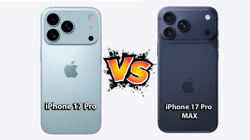 iPhone 17 Pro vs el iPhone 17 Pro Max | Diferencias, Características, precio y más